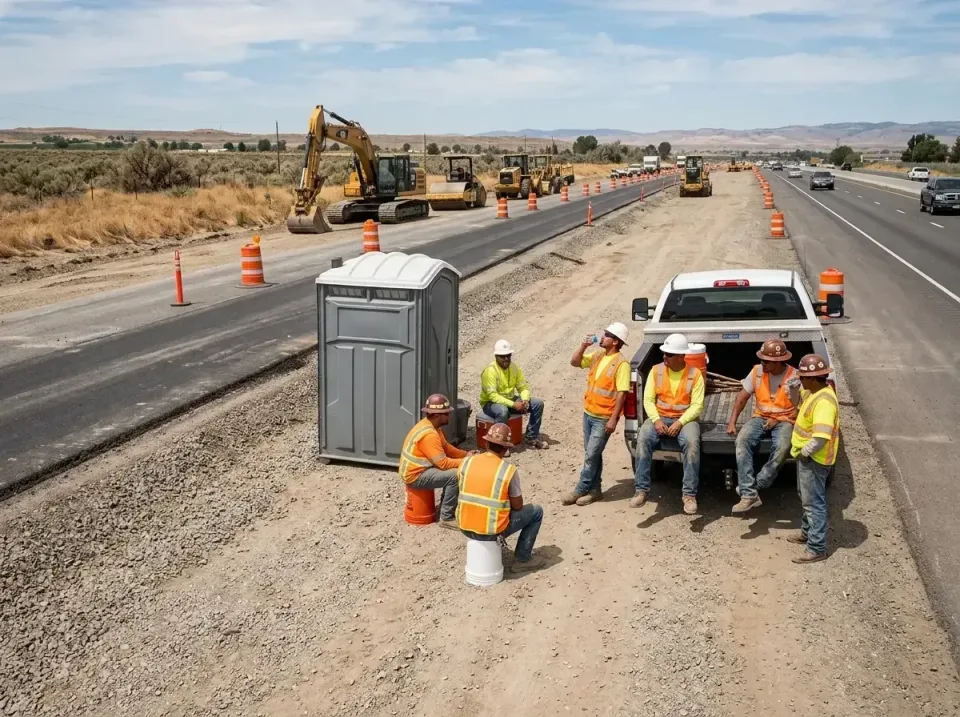 highway-road-construction-crew-007 — frequently asked questions, Porta Potty and Restroom Rentals in Cascade, IA